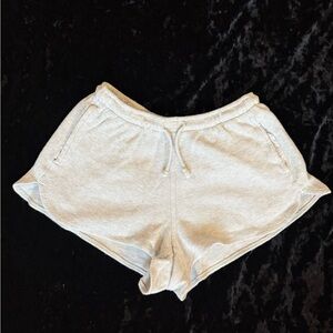 Light gray Brandy Melville, waffle knit shorts